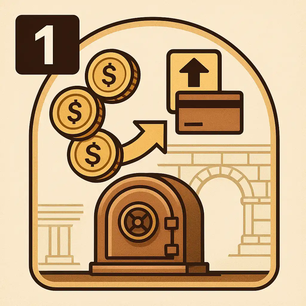 Fund the Vault illustration